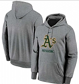 Men's Oakland Athletics Nike Gray 2020 Postseason Collection Pullover Hoodie,baseball caps,new era cap wholesale,wholesale hats